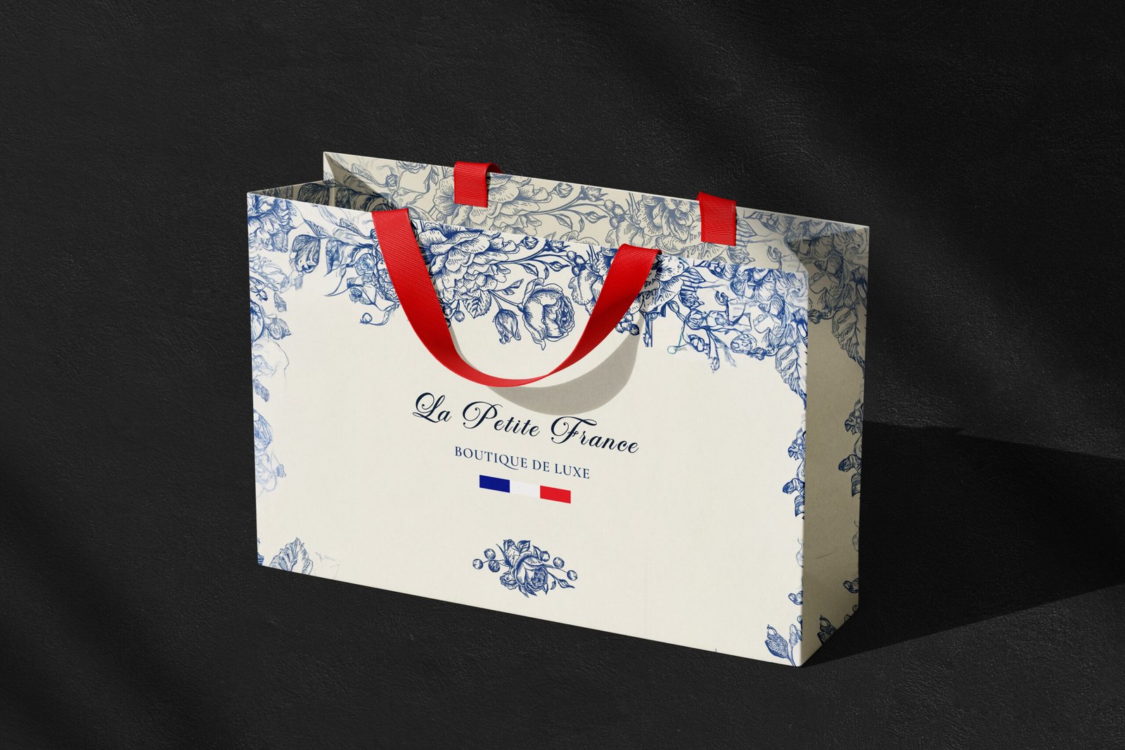 Création d’identité visuelle pour la boutique La Petite France – branding et typographie